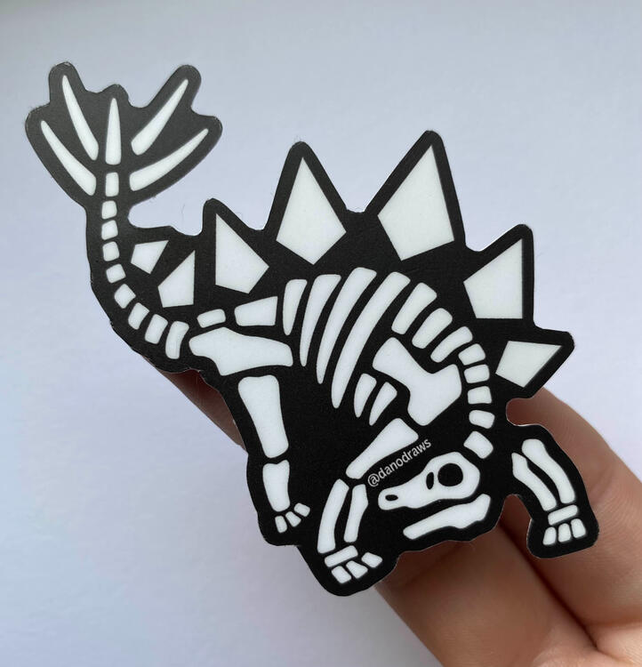 Skelly Stego Sticker
